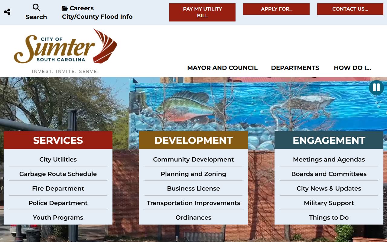 City of Sumter official website for public records and jail mugshots