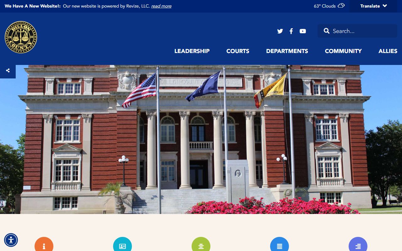 Dillon County Sheriff website for jail mugshots and arrest records